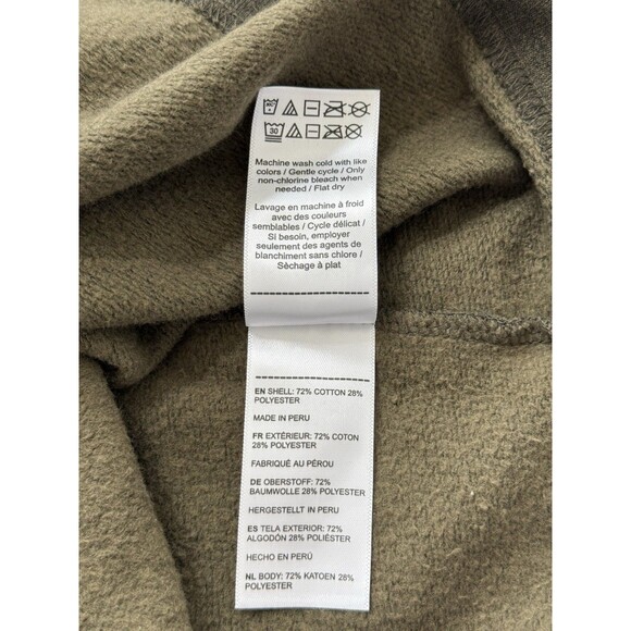 UNTUCKIT Men’s Parkson Snap Buttons Fleece Pullover Henley Green Sz L Layering - Picture 8 of 10